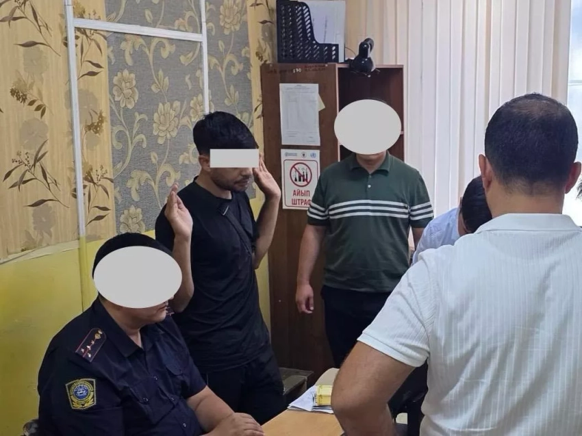 Задержан иностранец за дачу взятки сотрудникам УПСМ ГУВД Бишкека