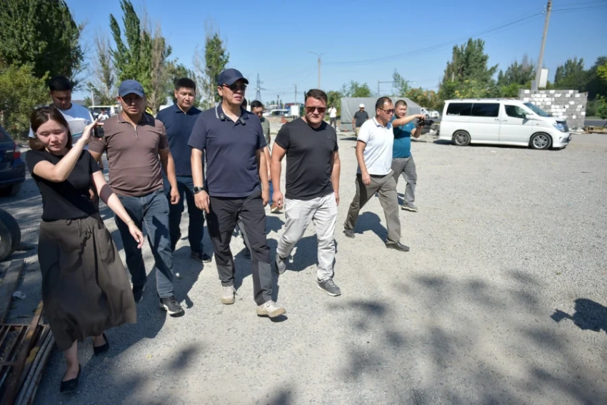 В районе рынка «Кудайберген» создадут спортплощадку и обустроят территорию