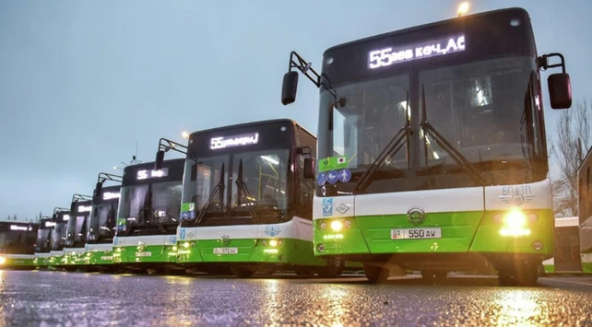 Временно изменены схемы движения 18 автобусов в Бишкеке