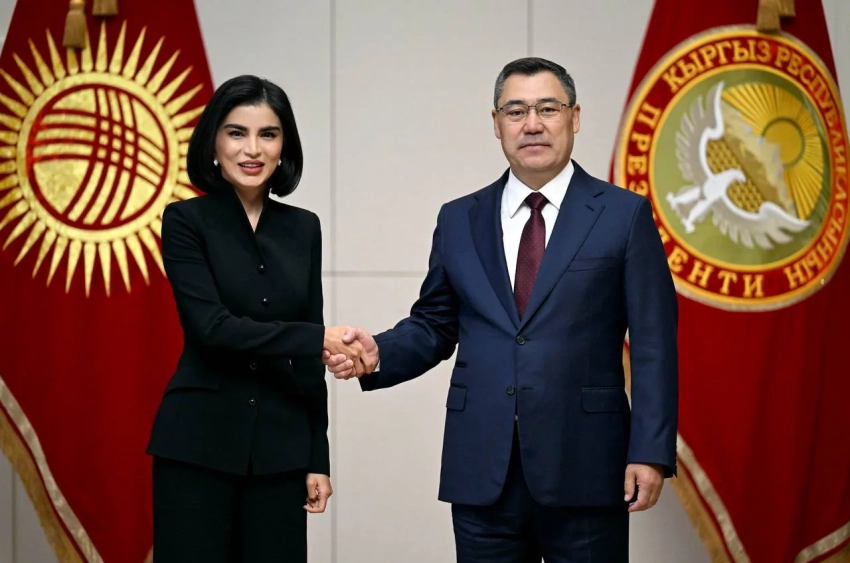 Садыр Жапаров принял Саиду Мирзиёеву