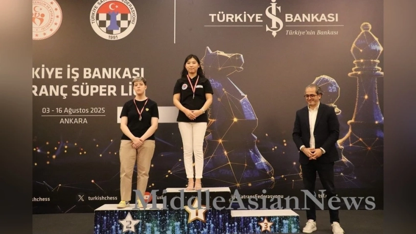 Монгольская шахматистка завоевала золотую медаль Суперлиги турецких шахматных клубов
