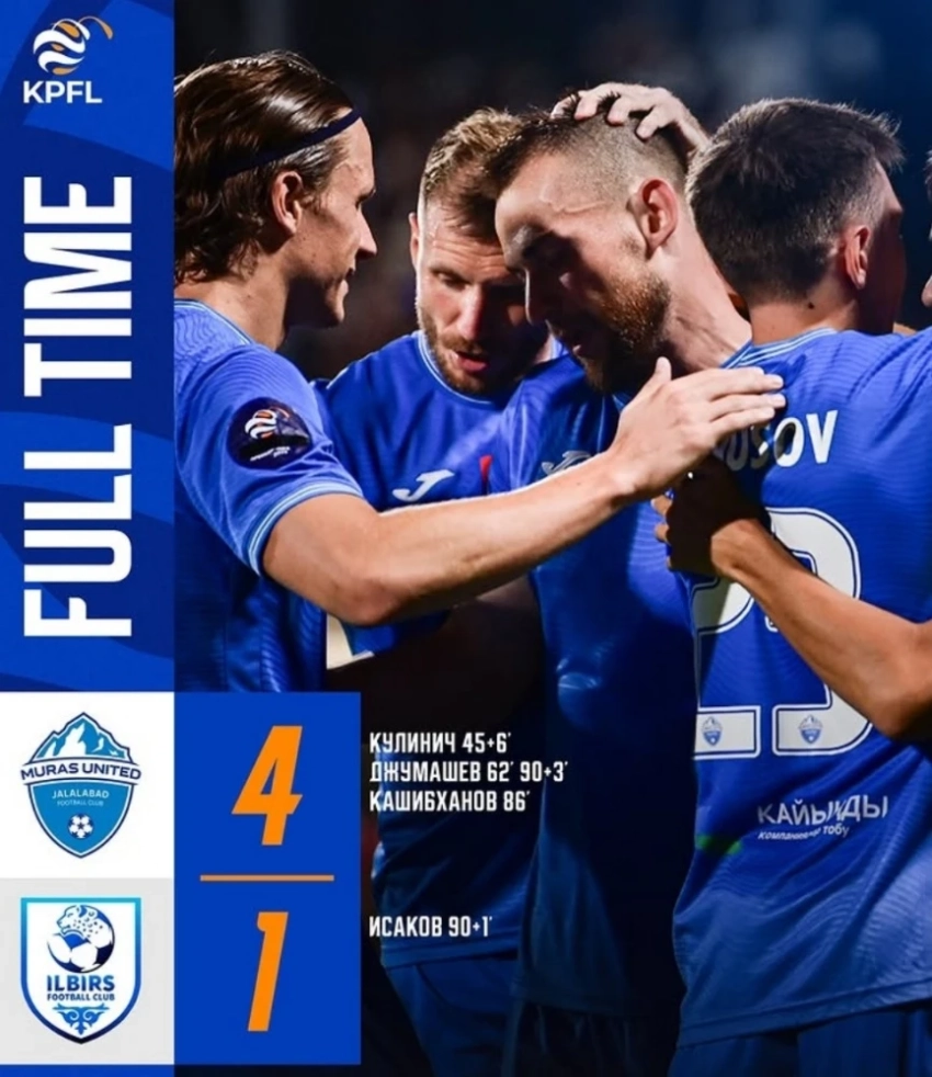 КПЛ 2025: "Мурас Юнайтед" разгромил "Илбирс" и укрепил лидерство