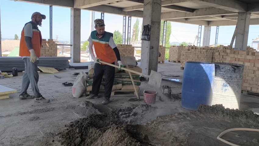 В жилмассиве «Ак-Орго» строят детсад на 100 мест