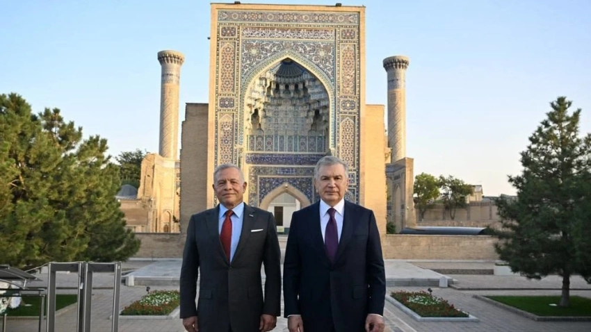Король Иордании ознакомился с историческими памятниками Самарканда