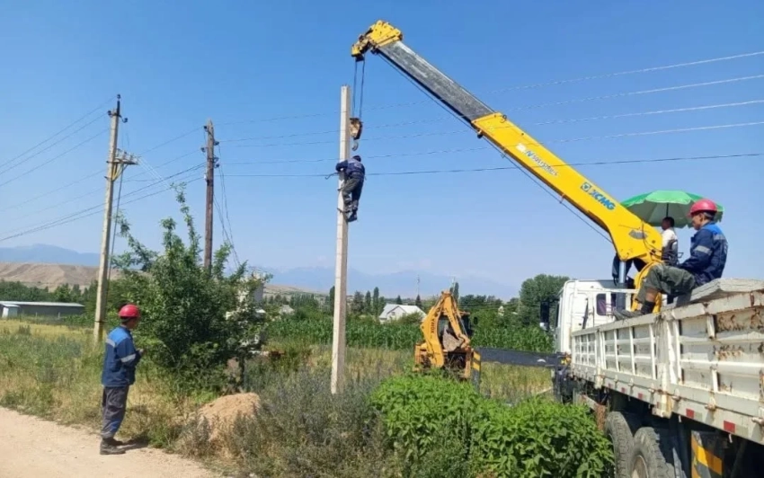 В Токтогуле 648 км ЛЭП прошли техобслуживание