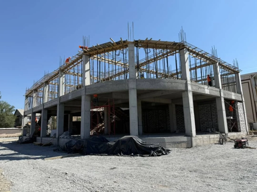 В селе Кара-Кулжа строится новый ЦОН