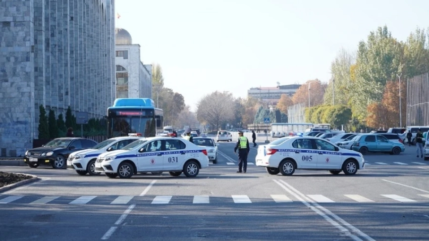 В центре Бишкека 31 августа будут перекрывать некоторые улицы