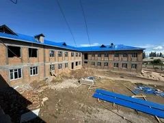 В селе Саруу строится новая школа