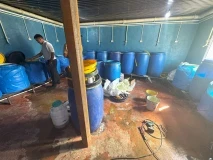 В подпольном цеху в Джалал-Абаде изготавливали более тонны самогона в месяц