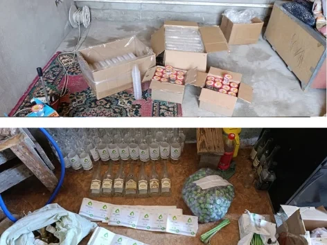 В селе Маловодное выявили склад по незаконному производству алкогольной продукции