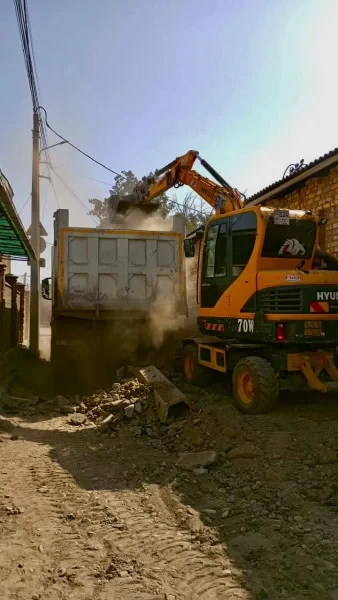 В Бишкеке начали ремонт переулка Дубосековский