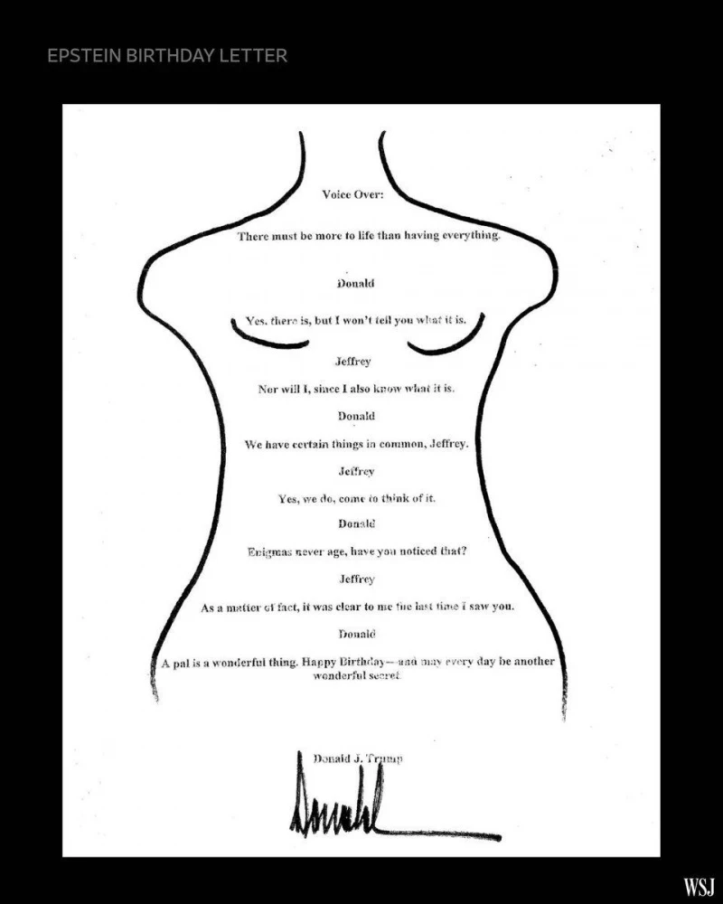 Опубликованы новые материалы, связывающие Трампа с Эпштейном