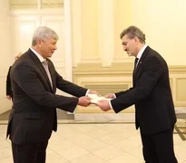 Максат Мамытканов вручил верительные грамоты президенту Грузии