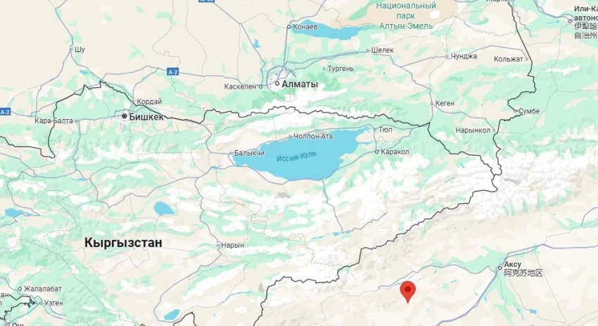 В Китае произошло землетрясение магнитудой 5,7, толчки ощущались в Алматы