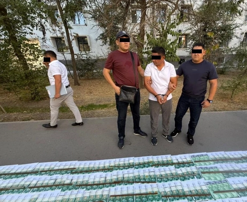 Задержан начальник Чаткальского лесхоза при получении взятки в 5 млн сомов