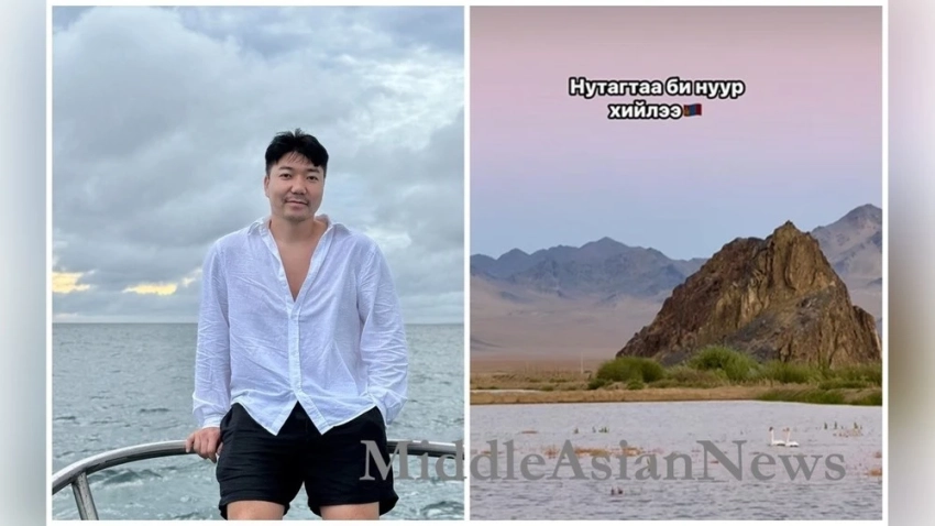 Молодой человек из аймака Ховд создал искусственное озеро у себя на малой родине