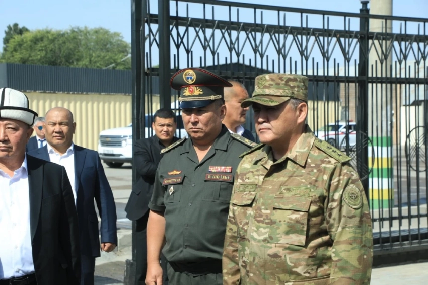 В Нарынской области открыто новое здание Кочкорского военного комиссариата