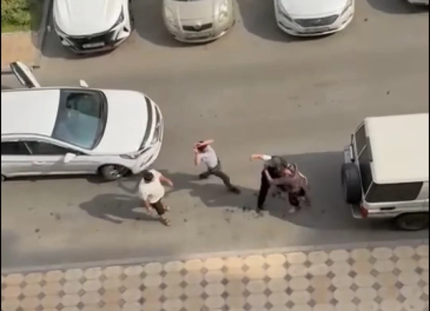Пнул в лицо. В милиции прокомментировали видео драки в Бишкеке