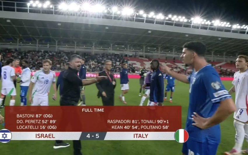 «Проклинали нас всю игру». Футболисты Израиля пожаловались на итальянских игроков