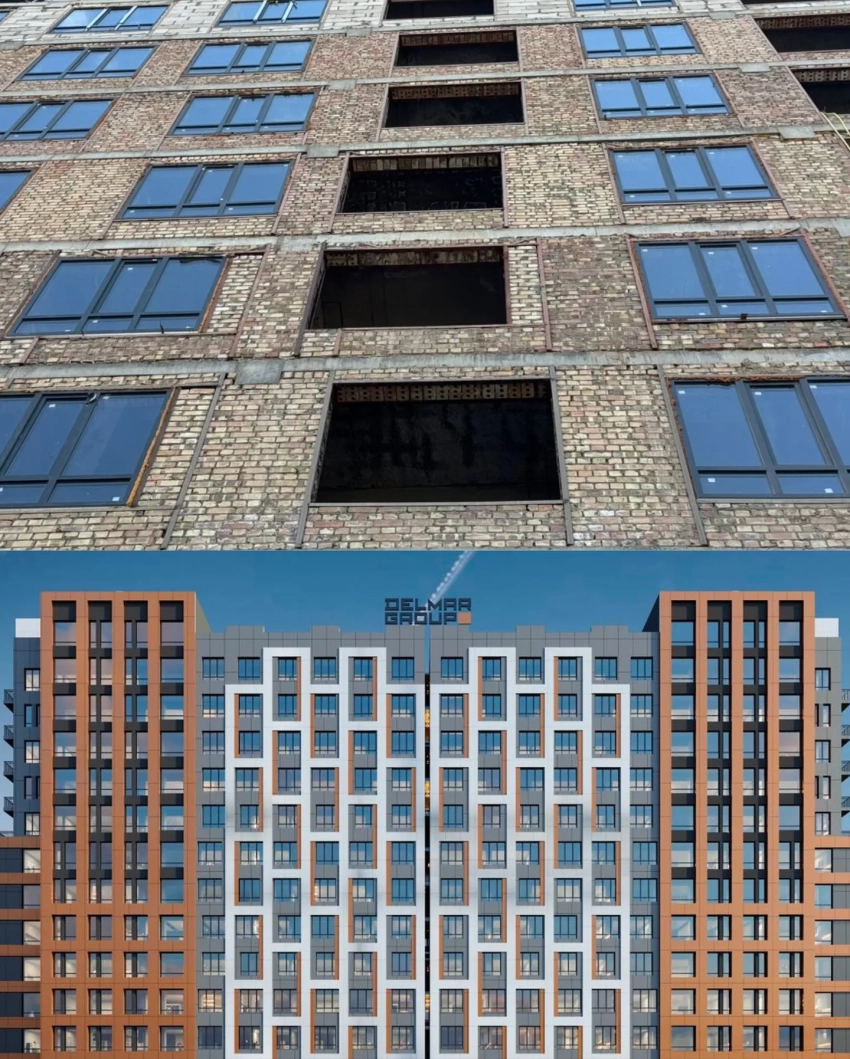 Так и задумано: Минстрой Кыргызстана объяснило асимметричное расположение окон в многоэтажном доме