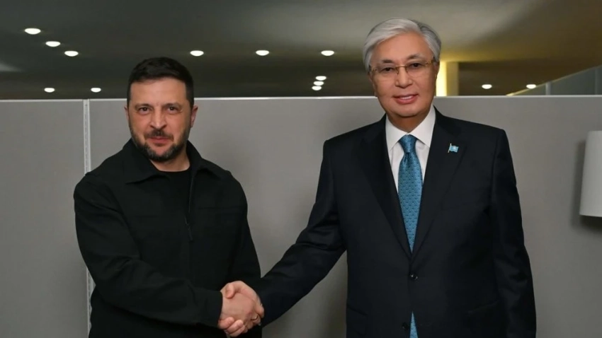 В Нью-Йорке президент Казахстана провел встречу с президентом Украины