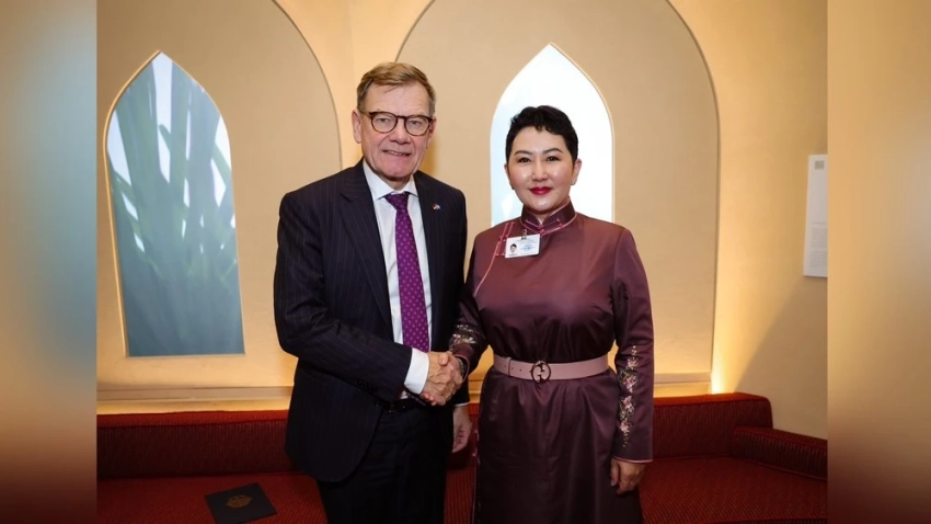 Батцэцэг встретилась министром иностранных дел Германии Йоханном Вадефулом