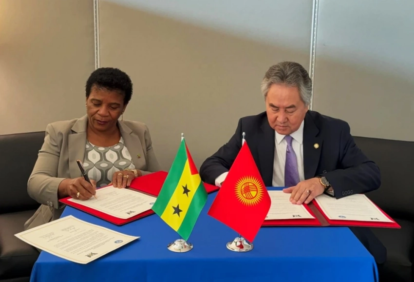 Установлены дипломатические отношения между Кыргызстаном и Сан-Томе и Принсипи