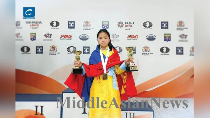 Монгольская школьница Цэлмуун стала чемпионкой мира в Алматы