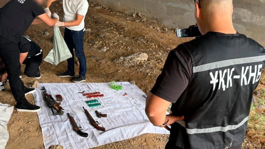 В КНБ заявили, что обнаружили похищенное по время Январских событий оружие