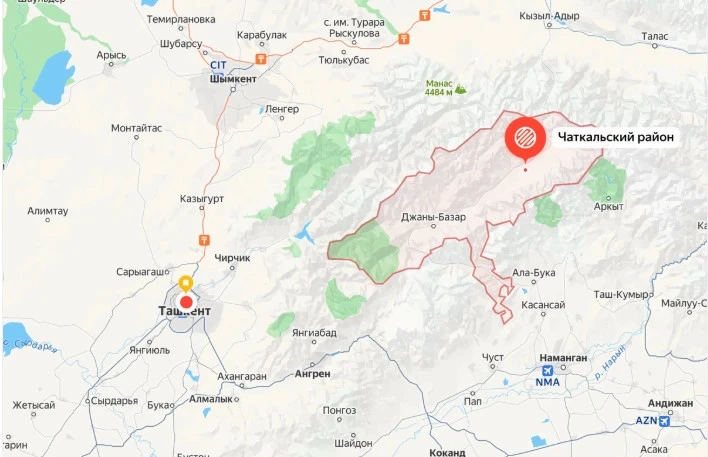 Землетрясение силой до 4 баллов ощущалось ночью в Узбекистане, эпицентр был в Кыргызстане