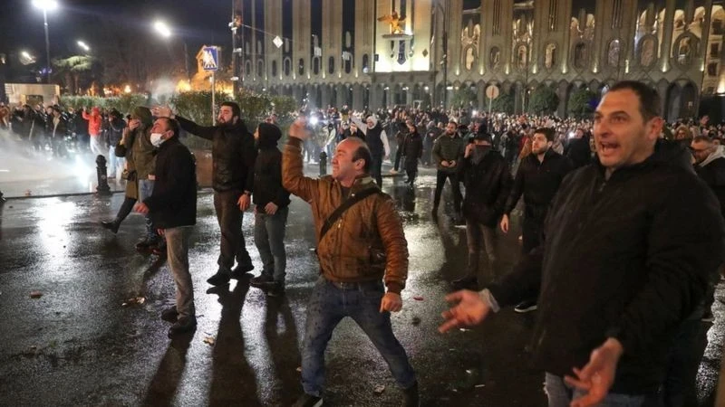 Парламент Грузии ужесточил наказание за нарушения на митингах и демонстрациях