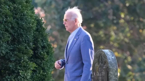 Байден впервые появился на публике после начала лечения от рака. Фото