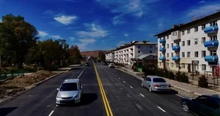 В Нарыне завершено асфальтирование центральной улицы Ленина