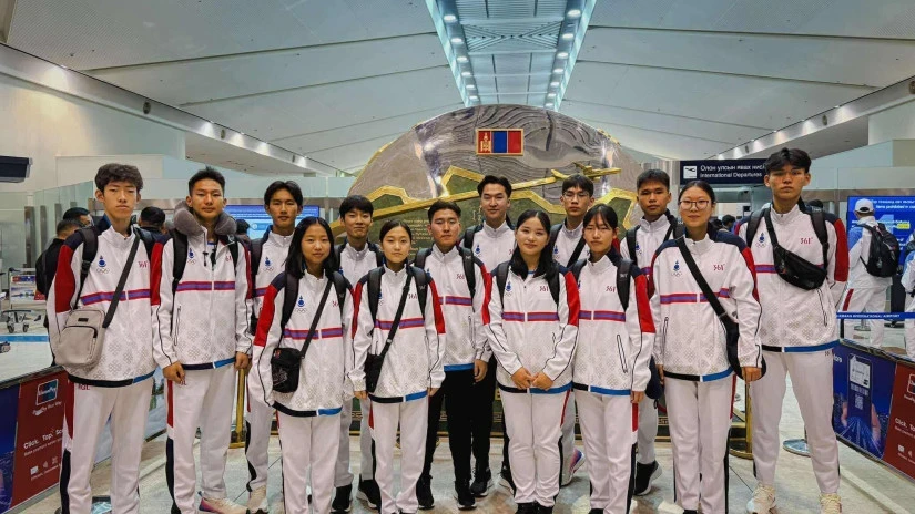 Сборная Монголии на III Азиатских юношеских играх в Манаме