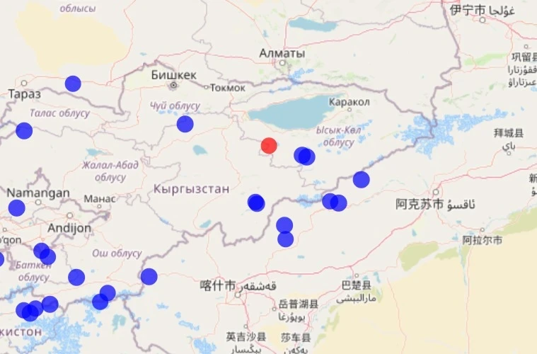 Жители Кыргызстана почувствовали землетрясение