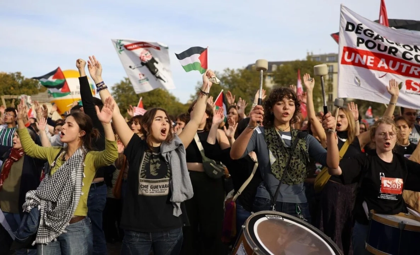 На протесты во Франции вышли около 600 тысяч человек