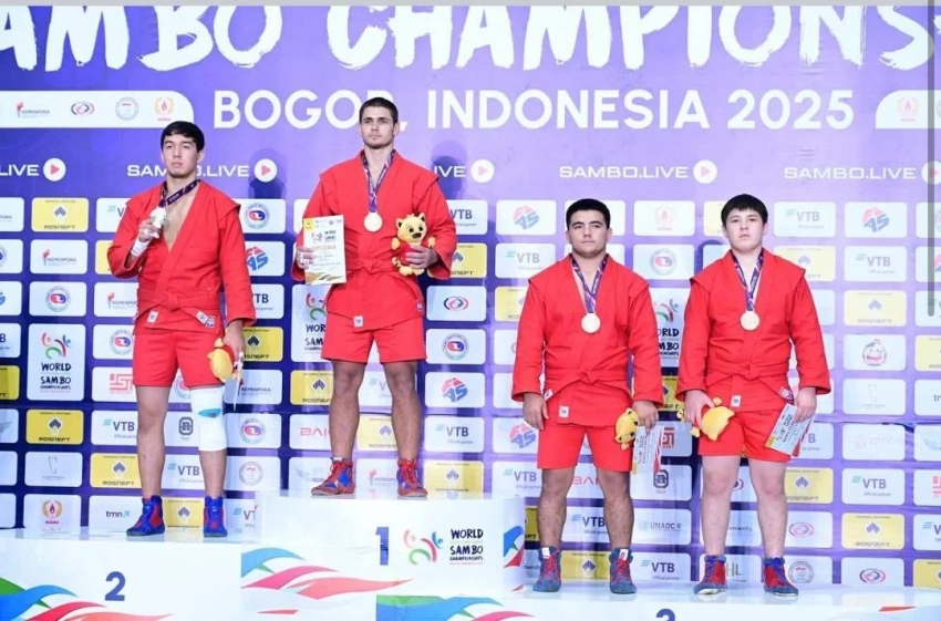 Спортсмены из Кыргызстана завоевали медали на чемпионате мира по самбо