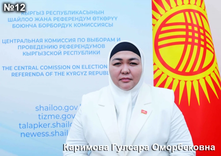 Избирательный округ №12 на досрочных выборах в Жогорку Кенеш. Список выдвиженцев