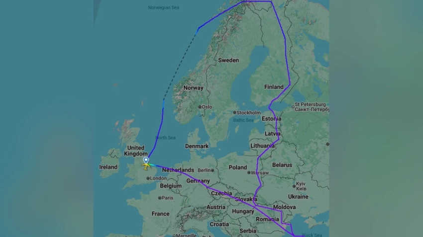 Британские самолеты-разведчики провели 12-часовой патруль у границ России