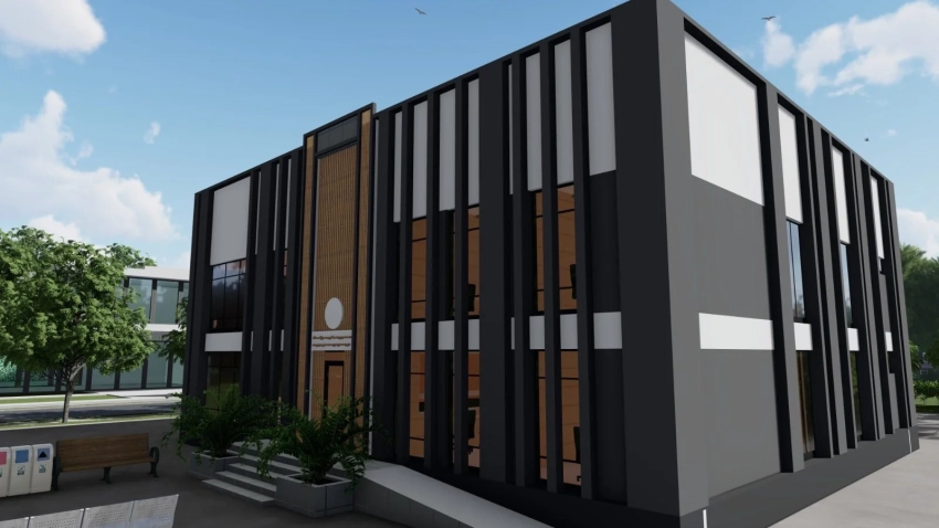 В Чолпон-Ате строят новое здание Управления градостроительства и архитектуры