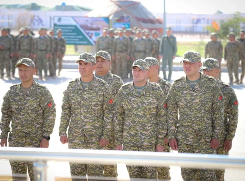 Военные Кыргызстана прибыли в Самарканд для участия в учениях "Союз -2025"