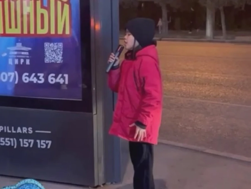 Юная бишкекчанка спела на улице и покорила соцсети