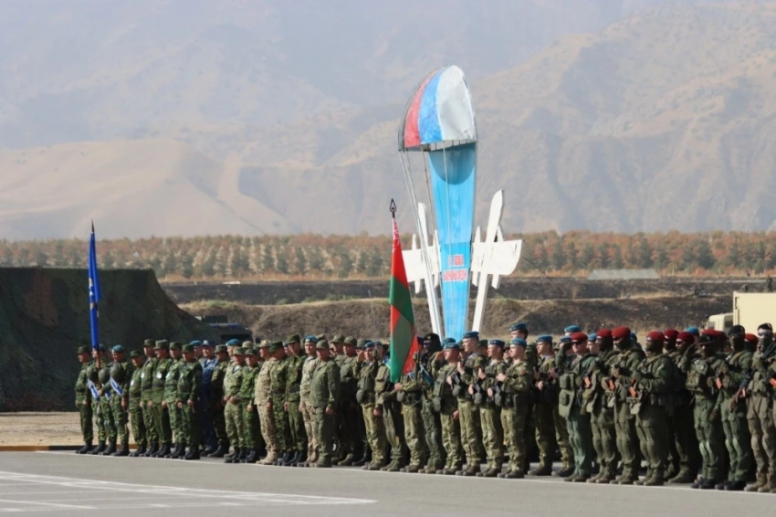 К участникам учений ОДКБ в Таджикистане обратился Генеральный секретарь