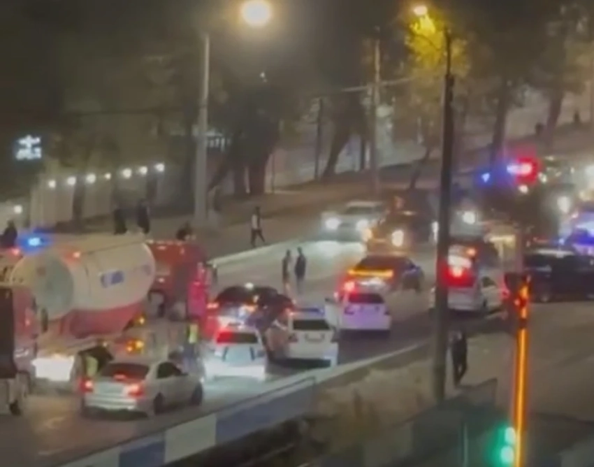 Бишкекчан напугало большое количество милиции на дорогах