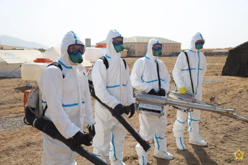 Подразделения войск РХБ приступили к учениям ОДКБ "Барьер-2025"