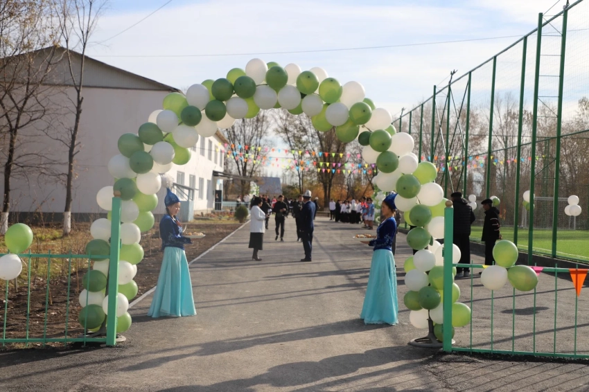 В Чуйской области открылось новое мини-футбольное поле