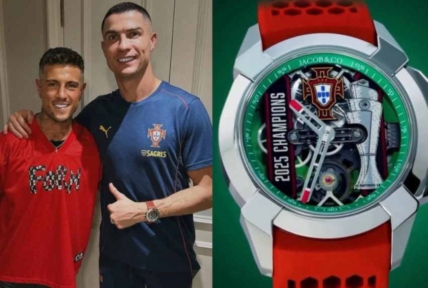 Роналду подарил именные часы игрокам сборной Португалии и семье Диогу Жоты
