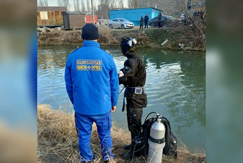 В Бишкеке к поискам упавших в канал граждан привлекли 150 человек