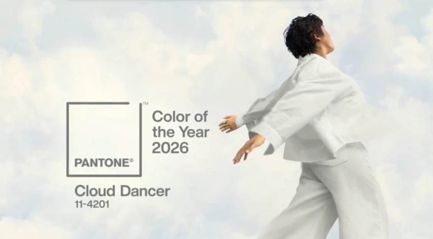 Pantone назвал цвет 2026 года. Это оттенок "Облачный танцор"