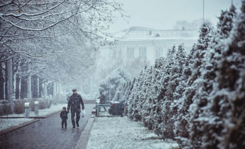 Бишкек накроют снег и морозы до -15